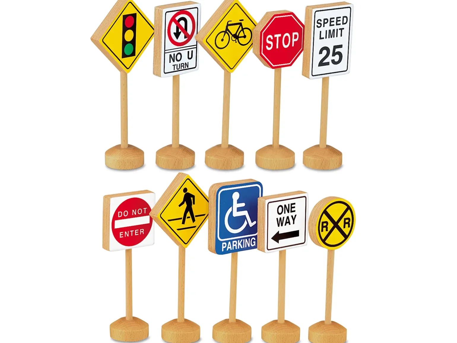 Block Play Traffic Signs