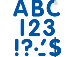 Blue Classic 4" Punch-Out Letters