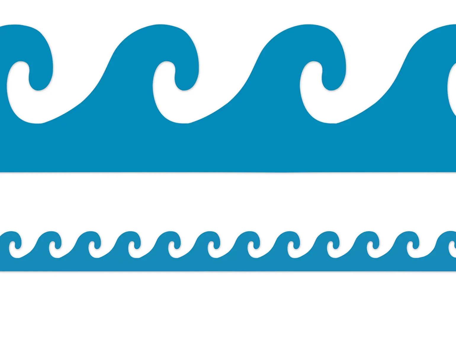 Blue Waves Border