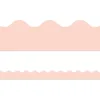 Blush Pink Scalloped Border