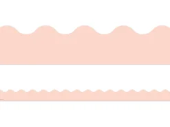 Blush Pink Scalloped Border