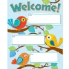Boho Birds Welcome Poster