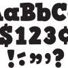 Bold Black 4" Punch-Out Letters