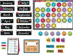 Bold & Bright Calendar Bulletin Board Set
