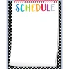 Bold & Bright Classroom Schedule Poster