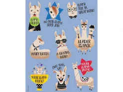 Bold & Bright Llama Motivational Stickers