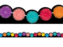 Bold & Bright Pom-Pom Border
