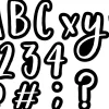 Bold & Bright 4" Punch-Out Letters