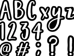 Bold & Bright 4" Punch-Out Letters