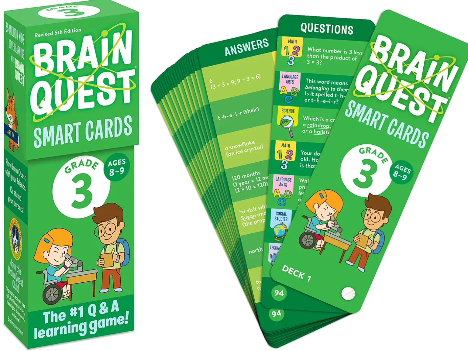 Brain Quest Challenge Cards - Gr. 3
