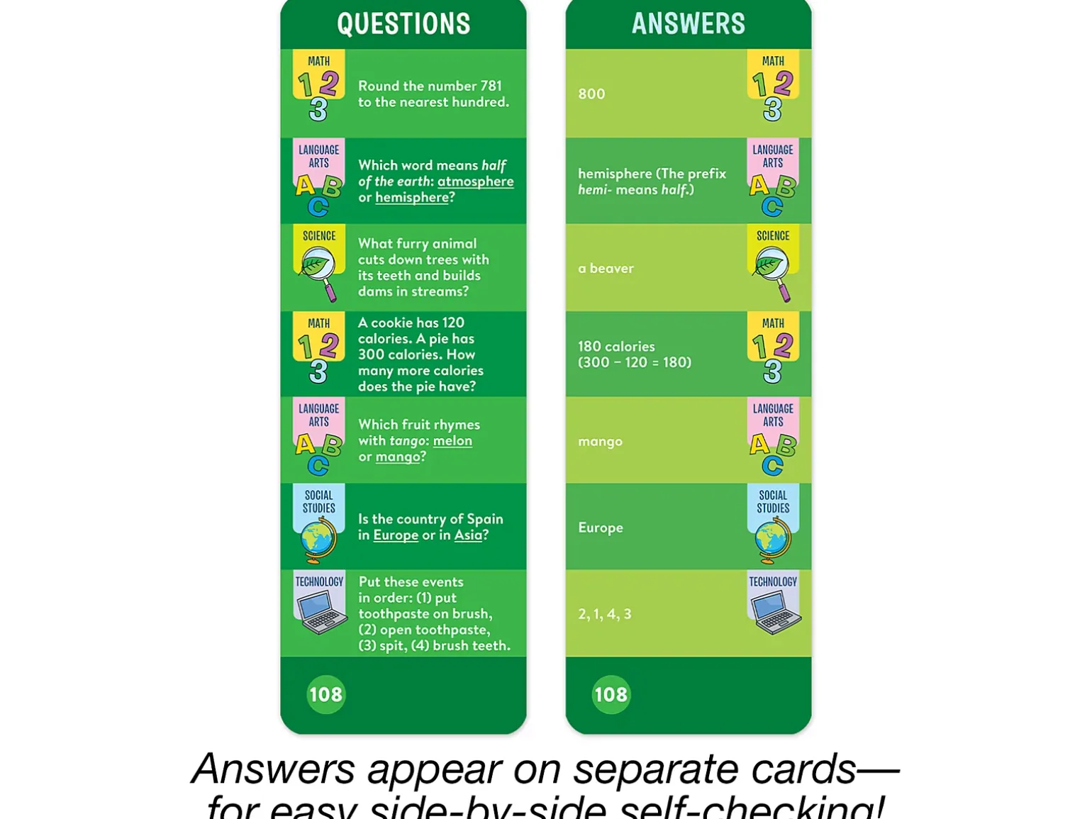Brain Quest Challenge Cards - Gr. 3