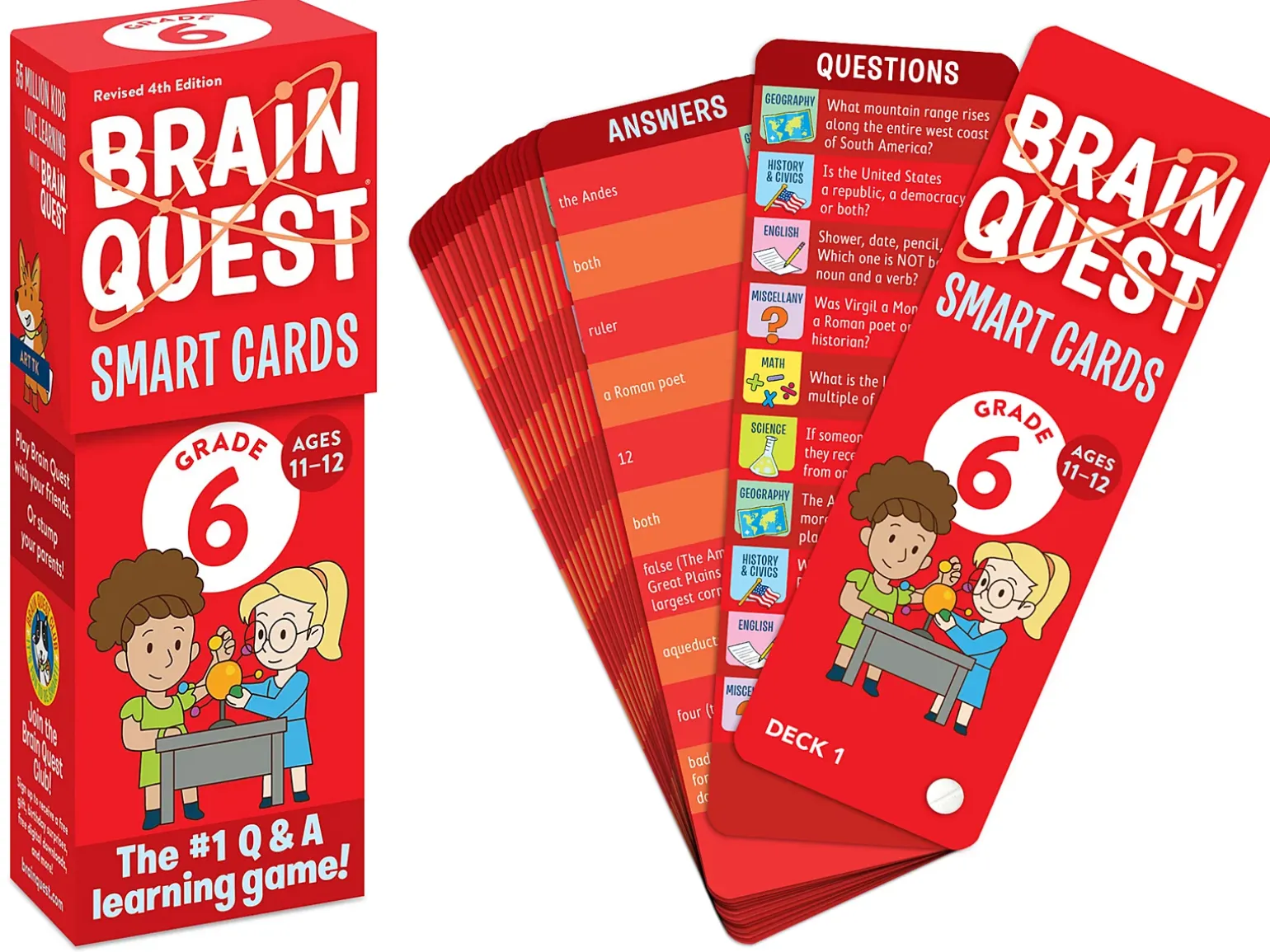 Brain Quest Challenge Cards - Gr. 6
