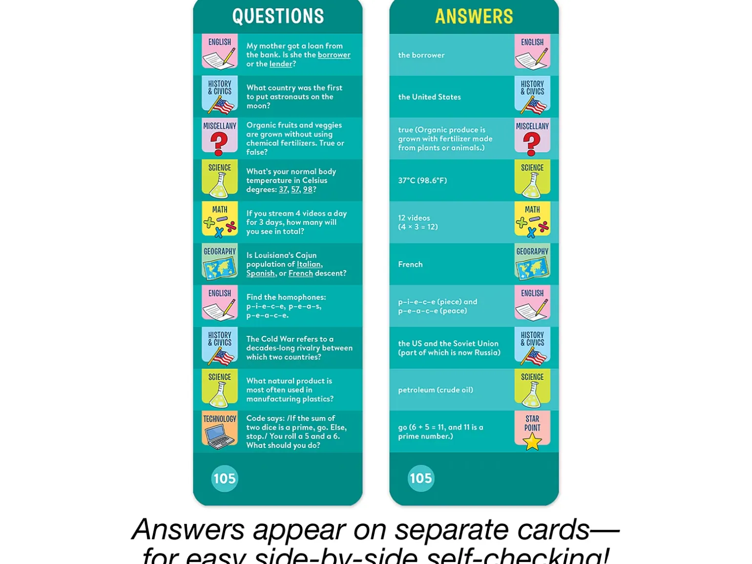 Brain Quest Challenge Cards - Gr. 5