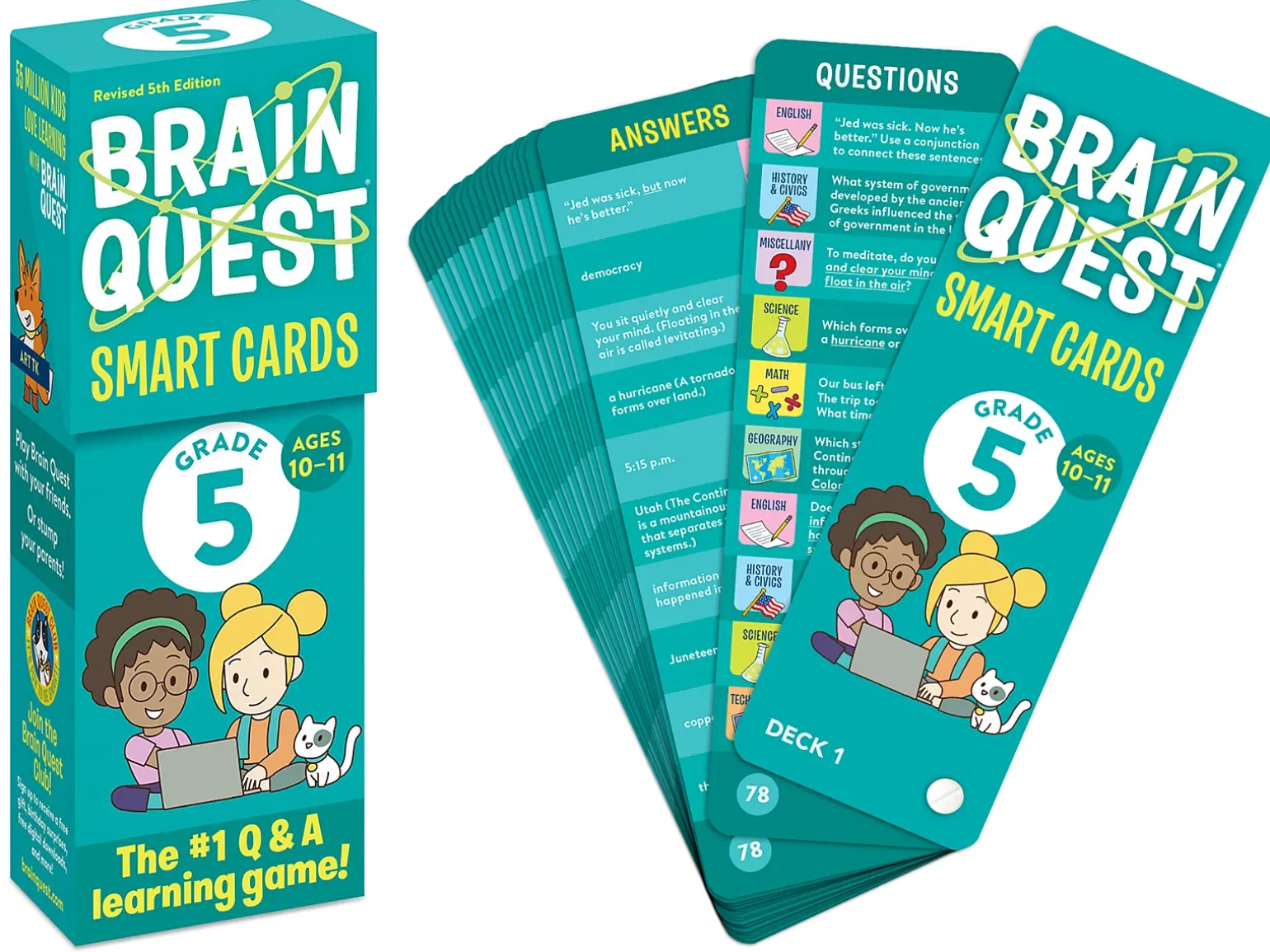 Brain Quest Challenge Cards - Gr. 5
