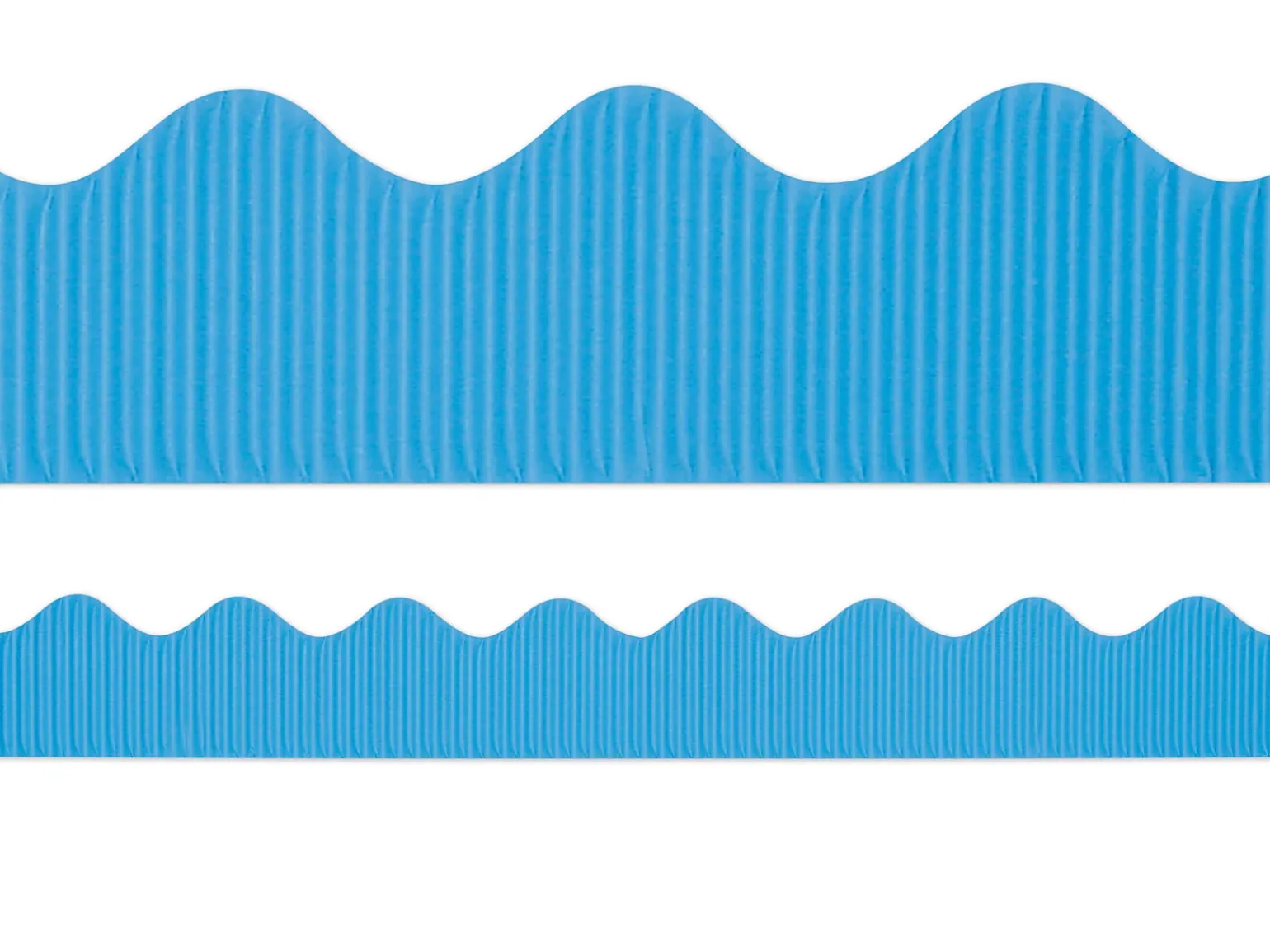 Bright Blue Scalloped Bordette®