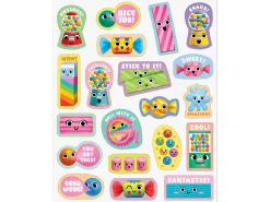 Bubble Gum Scented Stickers