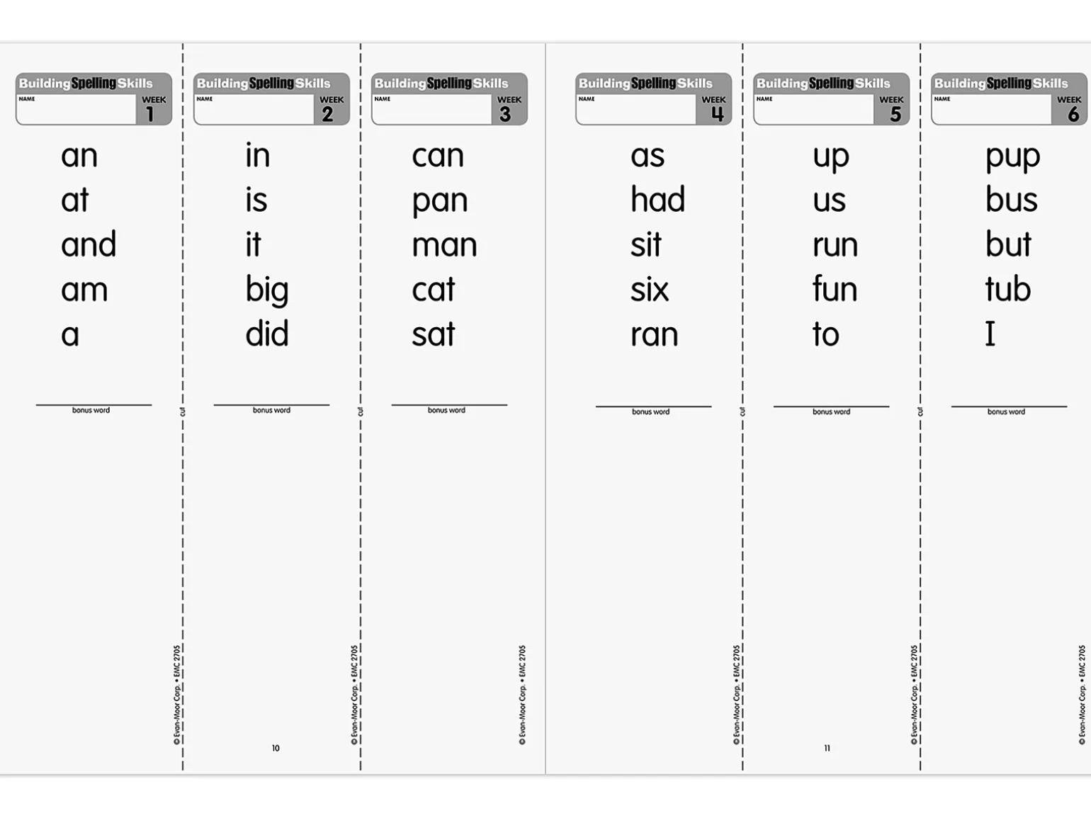 Building Spelling Skills Workbook - Gr. 1