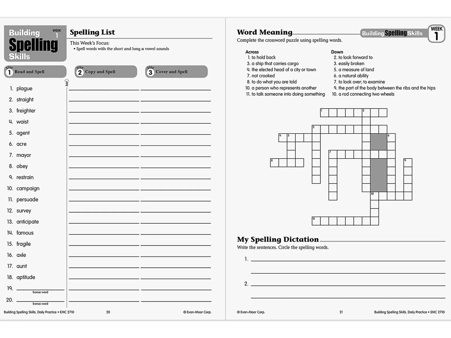 Building Spelling Skills Workbook - Gr. 6
