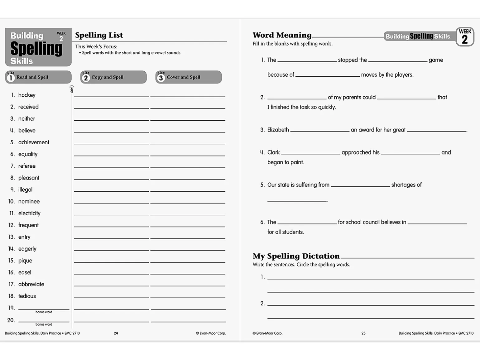 Building Spelling Skills Workbook - Gr. 6