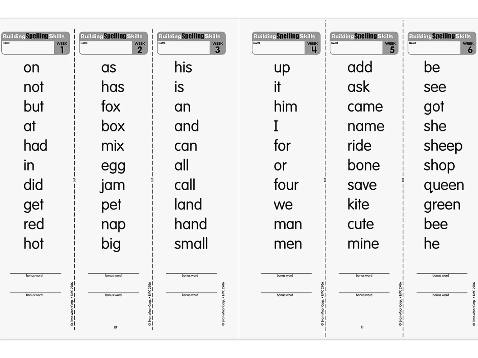 Building Spelling Skills Workbook - Gr. 2