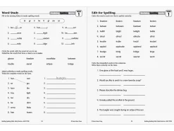 Building Spelling Skills Workbook - Gr. 4
