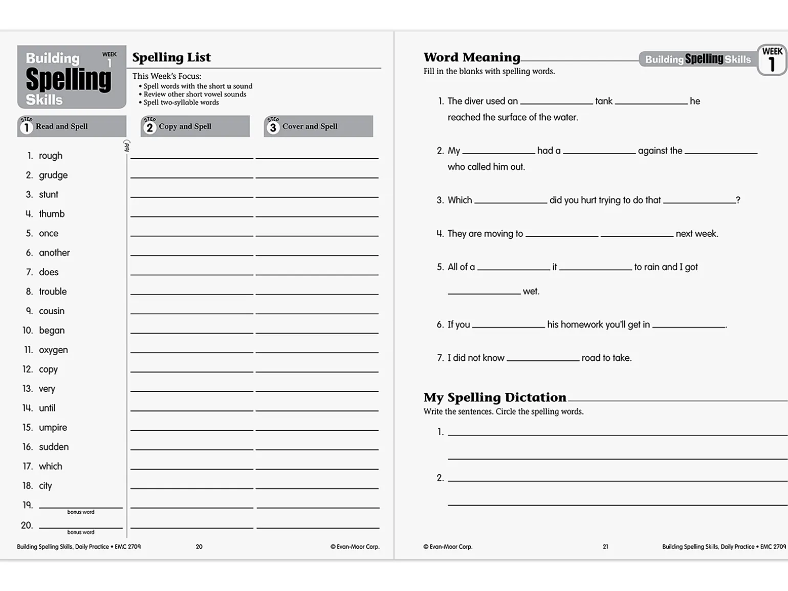 Building Spelling Skills Workbook - Gr. 5
