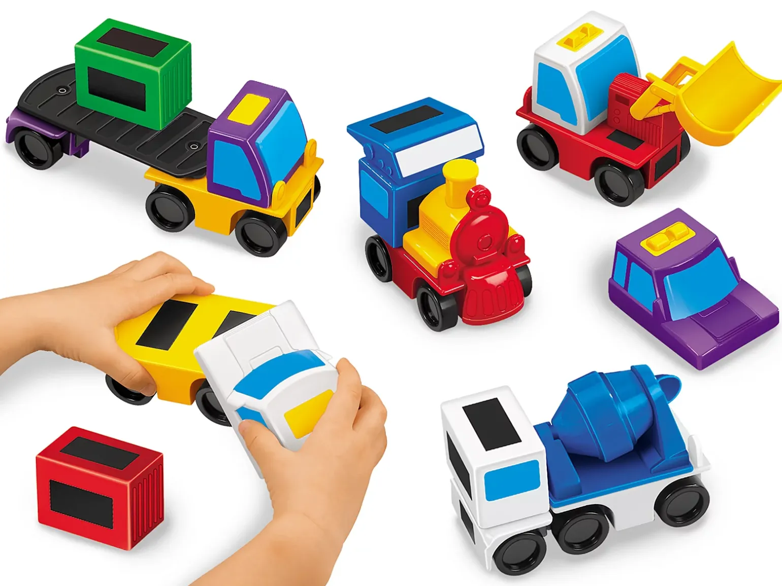 Build & Play Magnetic Vehicles