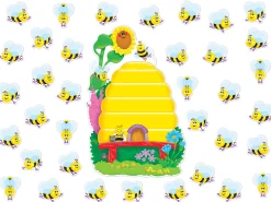 Busy Bee Classroom Jobs Bulletin Board Set