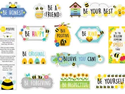 Busy Bees Motivational Bulletin Board Set