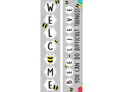 Busy Bees Welcome Double-Sided Banner