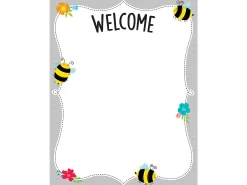 Busy Bees Welcome Poster