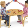 Butcher-Block Table and Chair Set