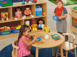 Butcher-Block Table and Chair Set