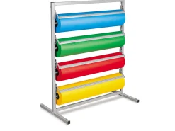 Butcher Paper 4-Roll Holder/Cutter Floor Rack