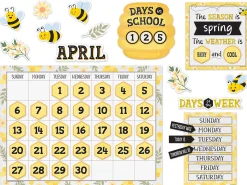 Buzzing Bees Calendar Bulletin Board Set