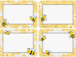 Buzzing Bees Name Tags