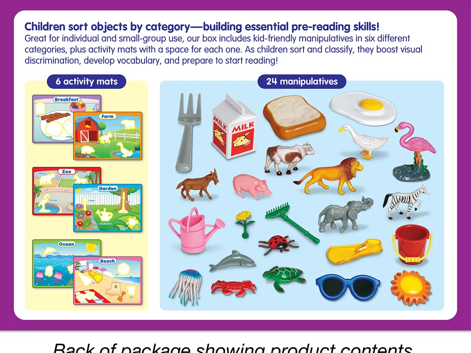 Category Sorting Activity Box