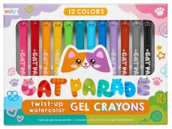 Cat Parade Watercolor Gel Crayons - Set of 12