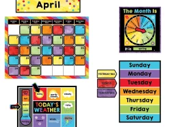 Celebrate Learning Calendar Bulletin Board Set