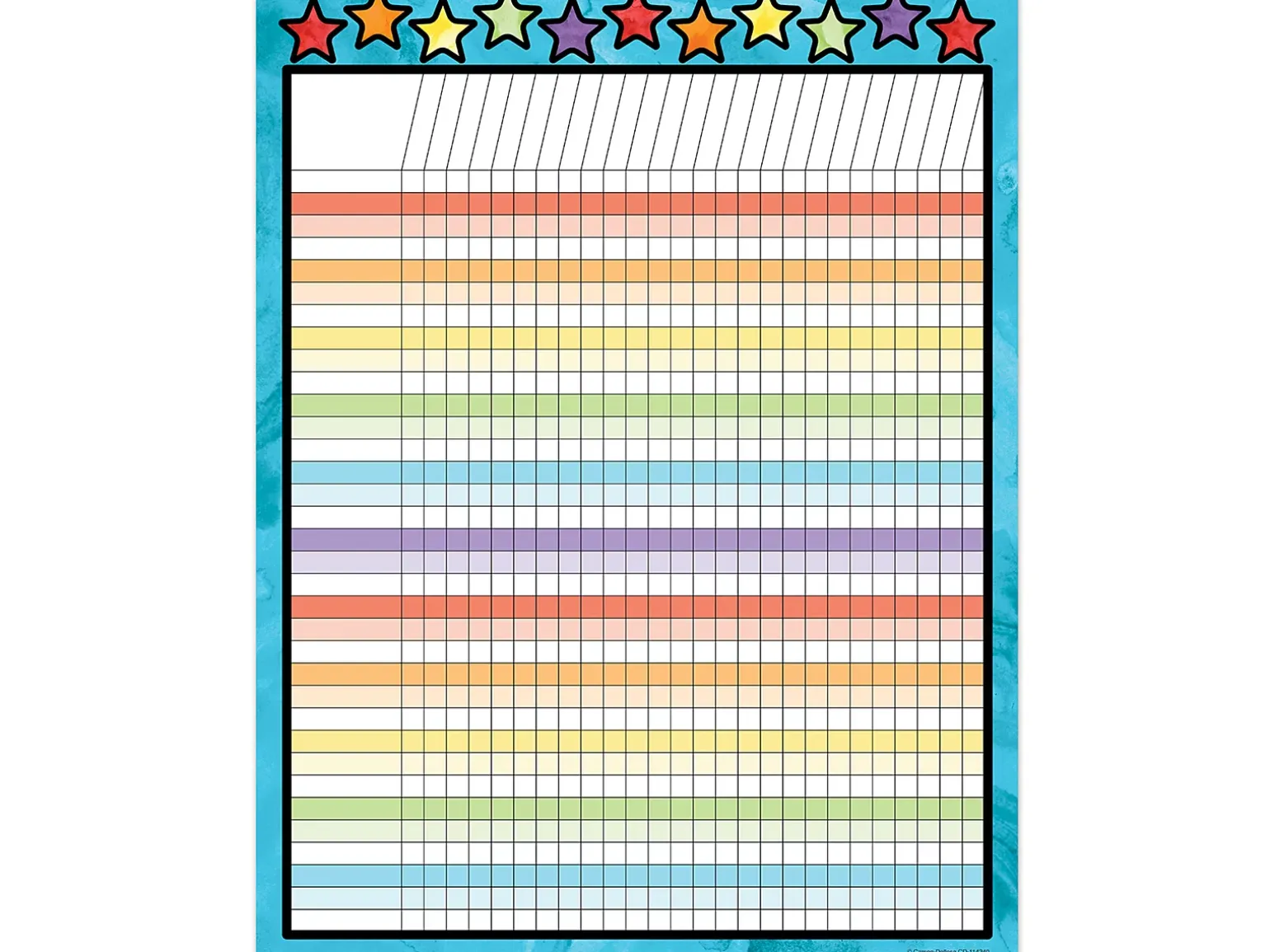 Celebrate Learning Incentive Chart