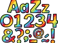 Celebrate Learning Rainbow 4" Punch-Out Letters