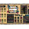 Chalkboard Brights Birthday Badges - Variety Pack