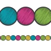 Chalkboard Brights Circle Border