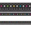 Chalkboard Brights Dot & Loop Border