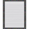 Chalkboard Brights Lined Poster