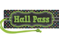Chalkboard Brights Magnetic Student Hall Pass