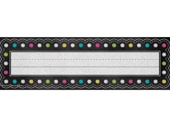 Chalkboard Brights Nameplates