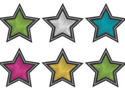 Chalkboard Brights Star Accents