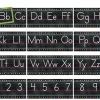 Chalkboard Brights Traditional Manuscript Bulletin Board Set