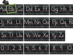 Chalkboard Brights Traditional Manuscript Bulletin Board Set
